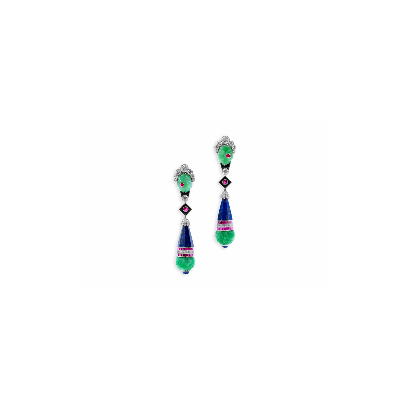JADE – LAPISLAZULI – BURMA RUBINE – DIAMANTEN – PLATIN